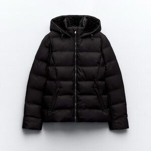 Zara Puffer Coat🖤